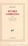 Oeuvres complètes de Jean Genet